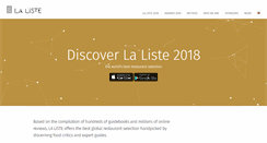 Desktop Screenshot of laliste.com