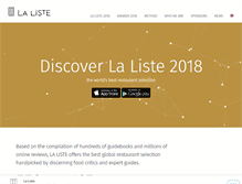 Tablet Screenshot of laliste.com